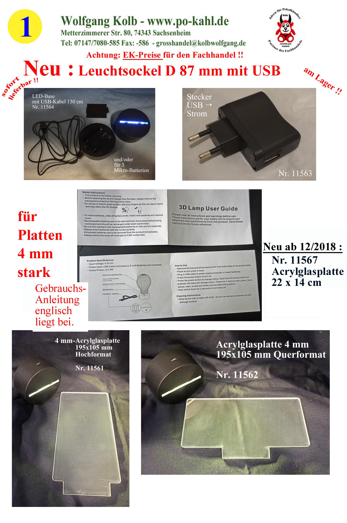 LED-Base D 87 mm